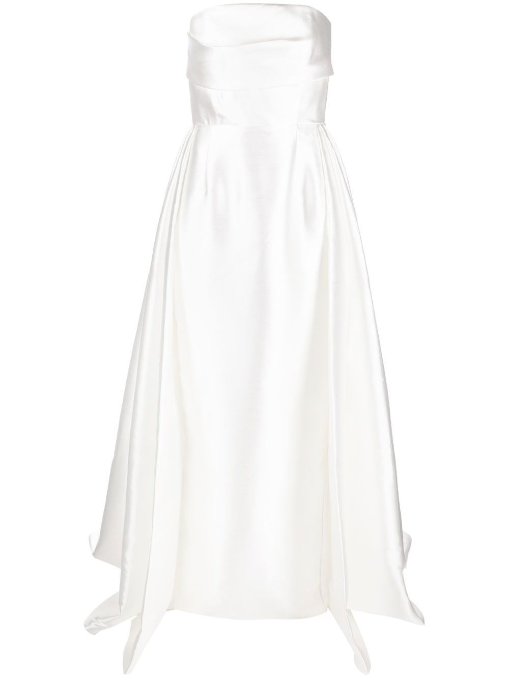 Solace London Tiffany Long Dress In White