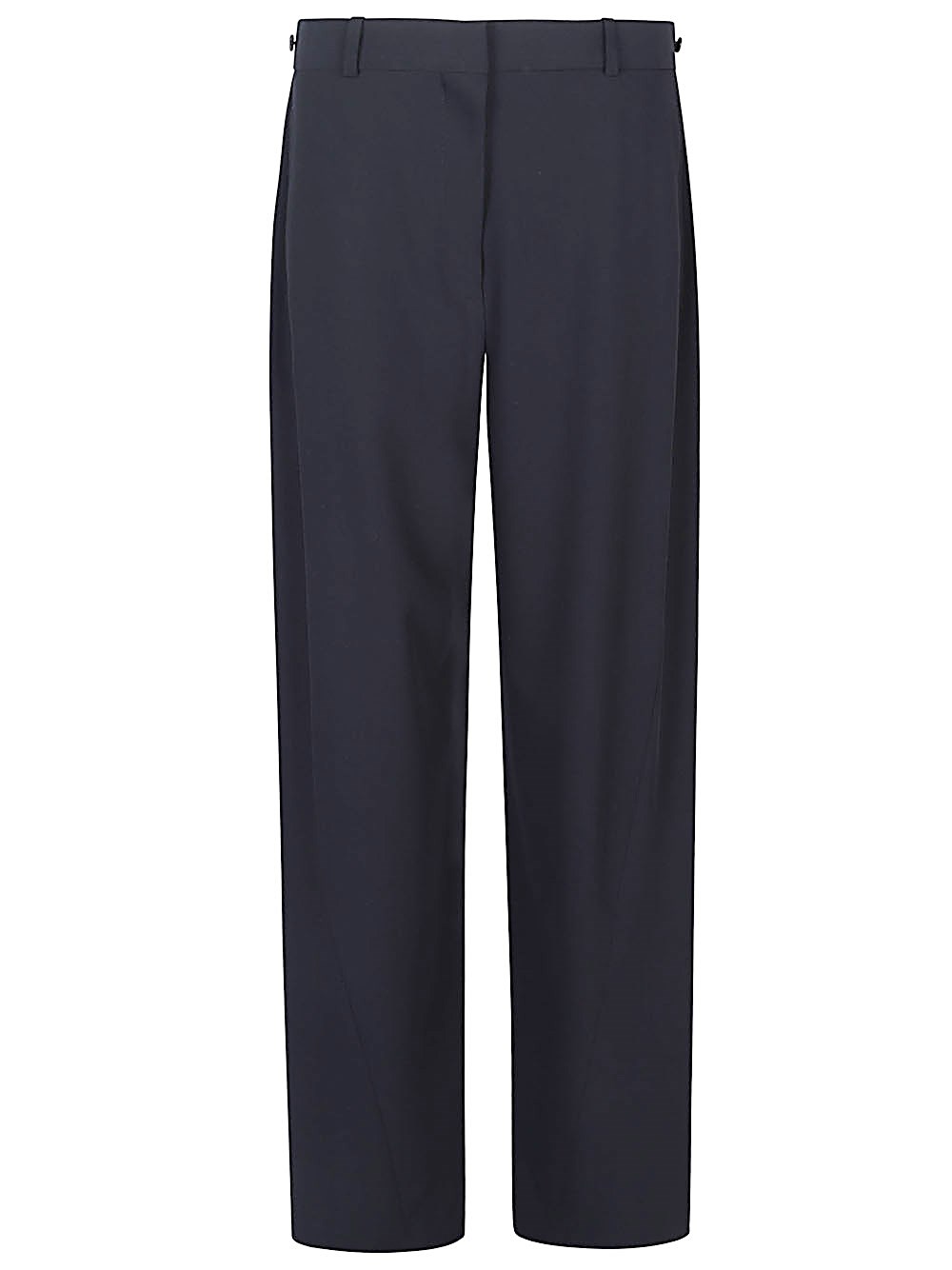 The Row Wool Trousers In Blue