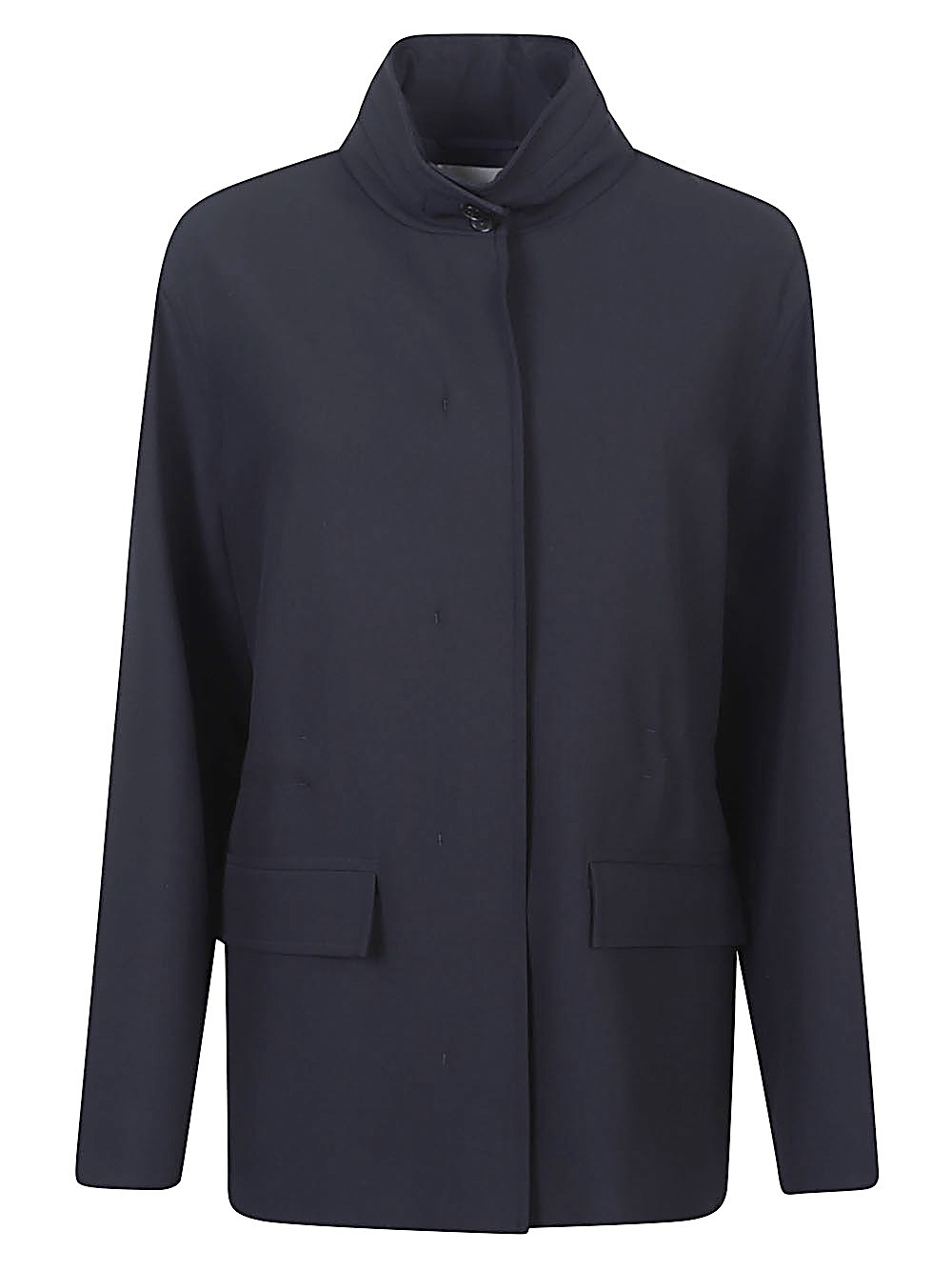 The Row Wool Blend Jacket In Blue