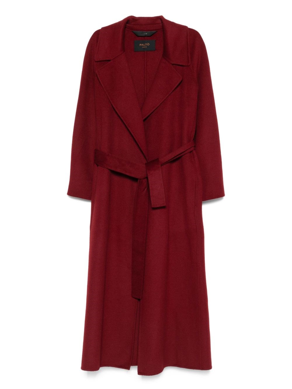 Palto' Wool Double-breasted Coat In Red