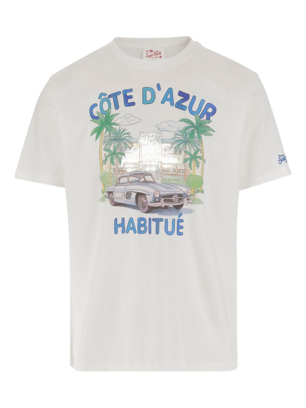 MC2 Saint Barth T-Shirt With Print - MC2 Saint Barth - Modalova