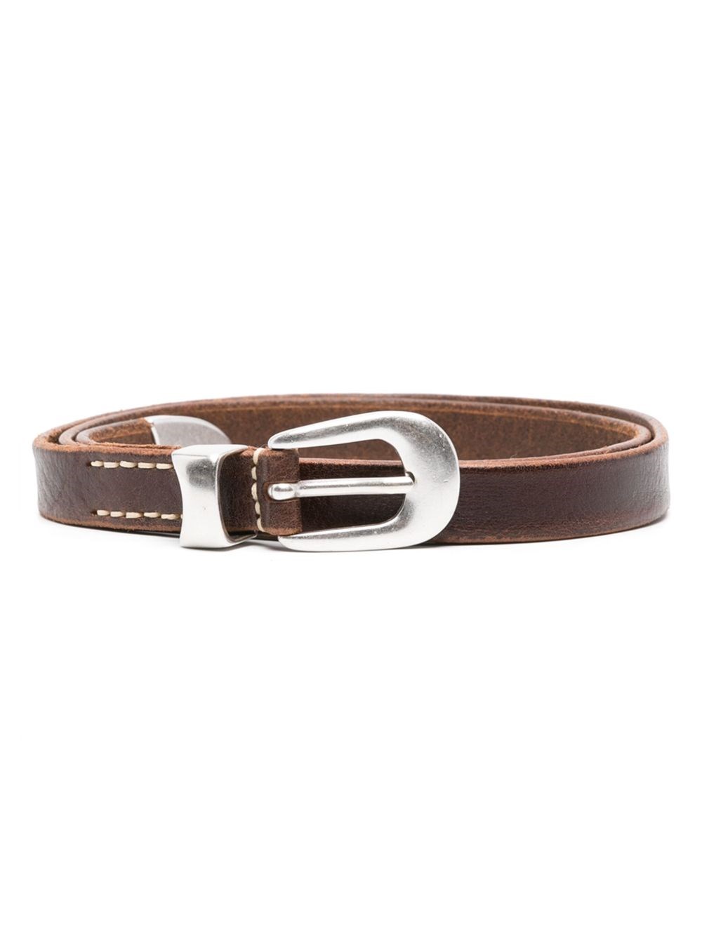 Our Legacy Leather Belt In Brown