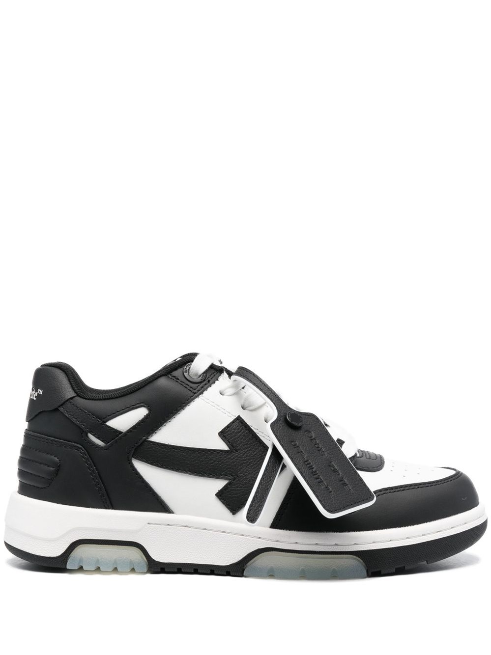 Off-white Sneakers Low Vulcanized In Leather And Fabric In Black