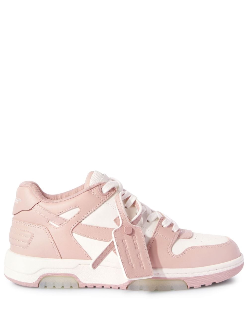 Off-white Out Of Office Leather Sneakers In Pink
