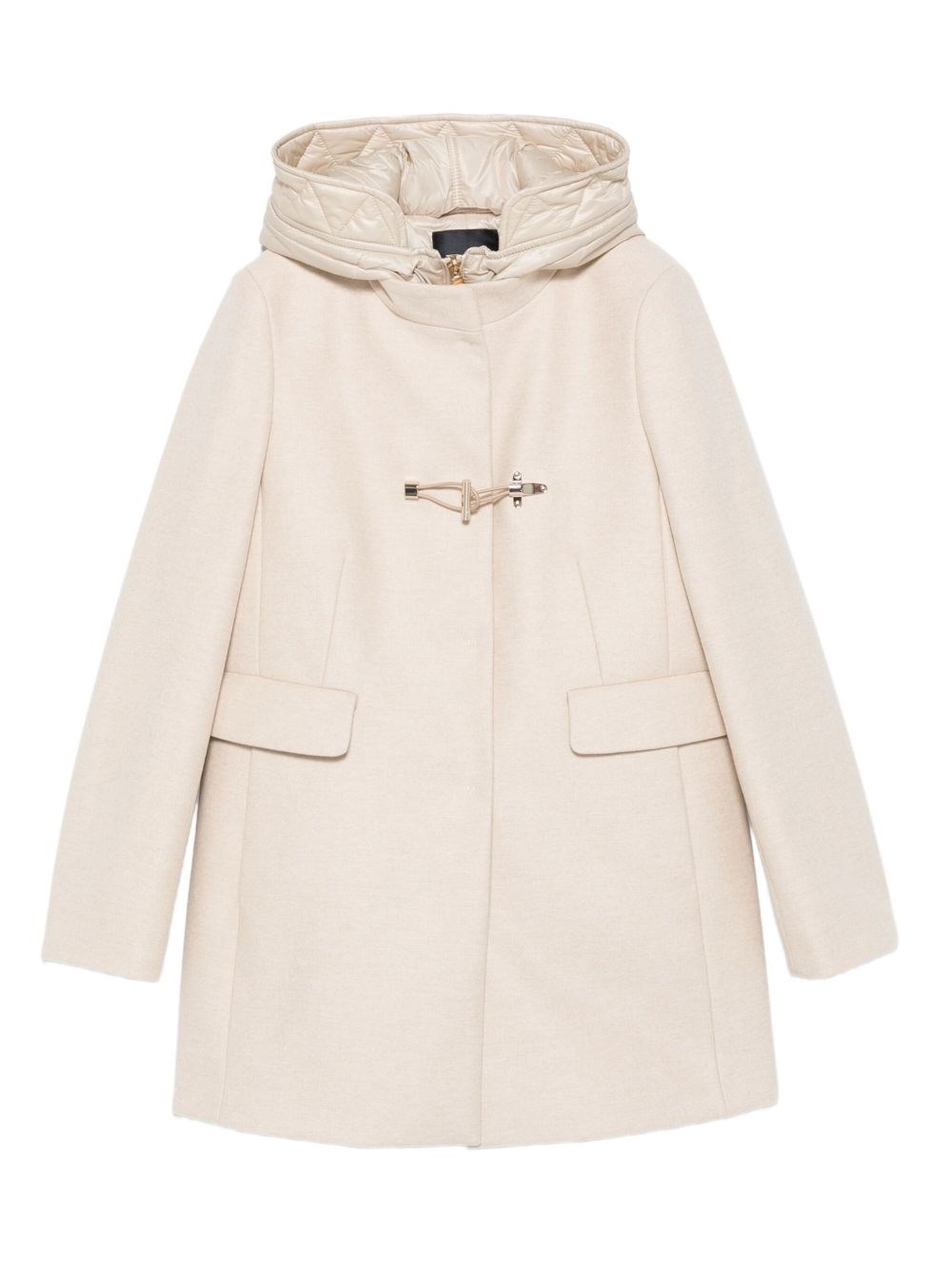Fay Toggle Wool Coat - Fay - Modalova