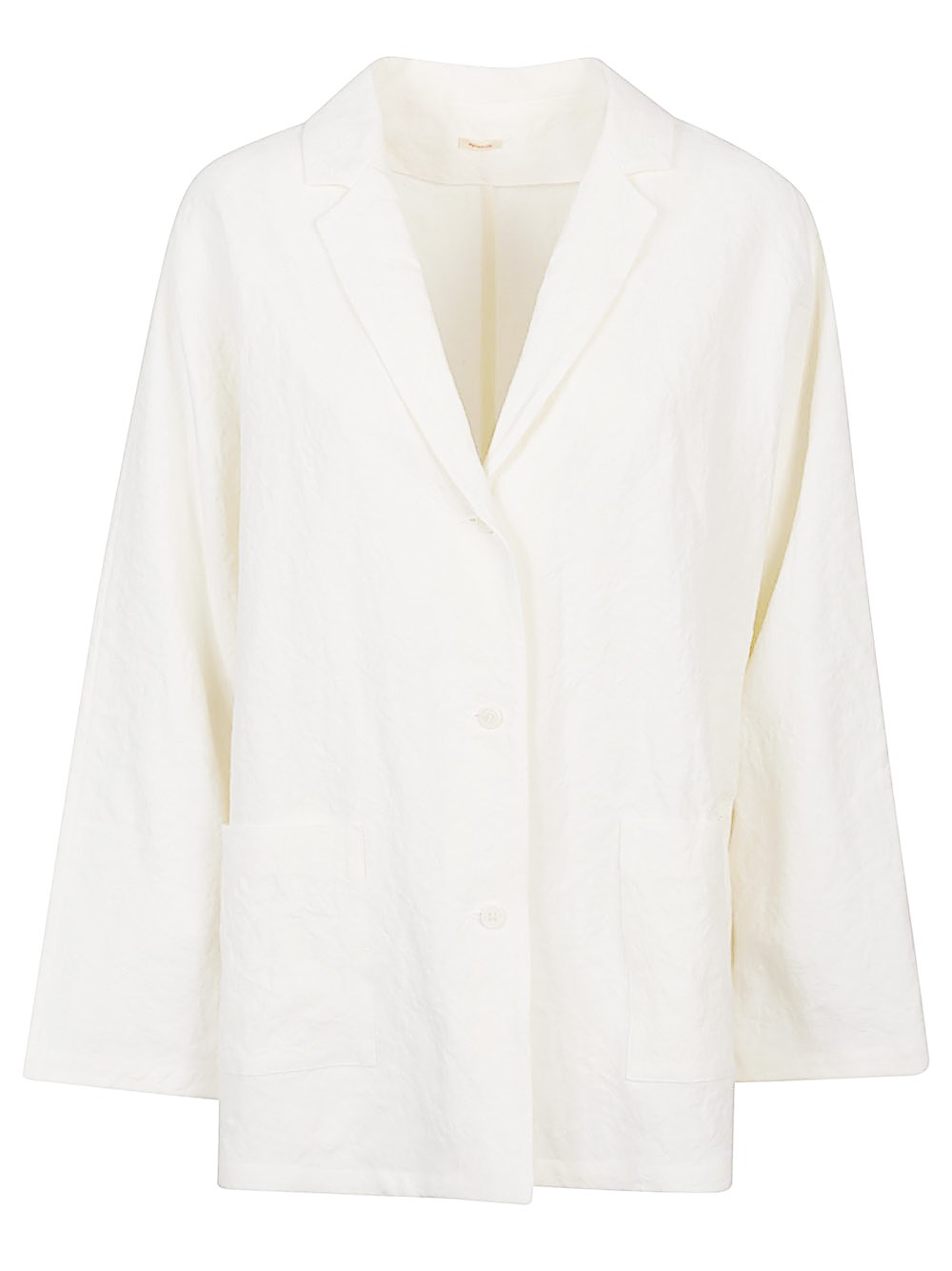 Linen Single-Breasted Jacket - Apuntob - Modalova
