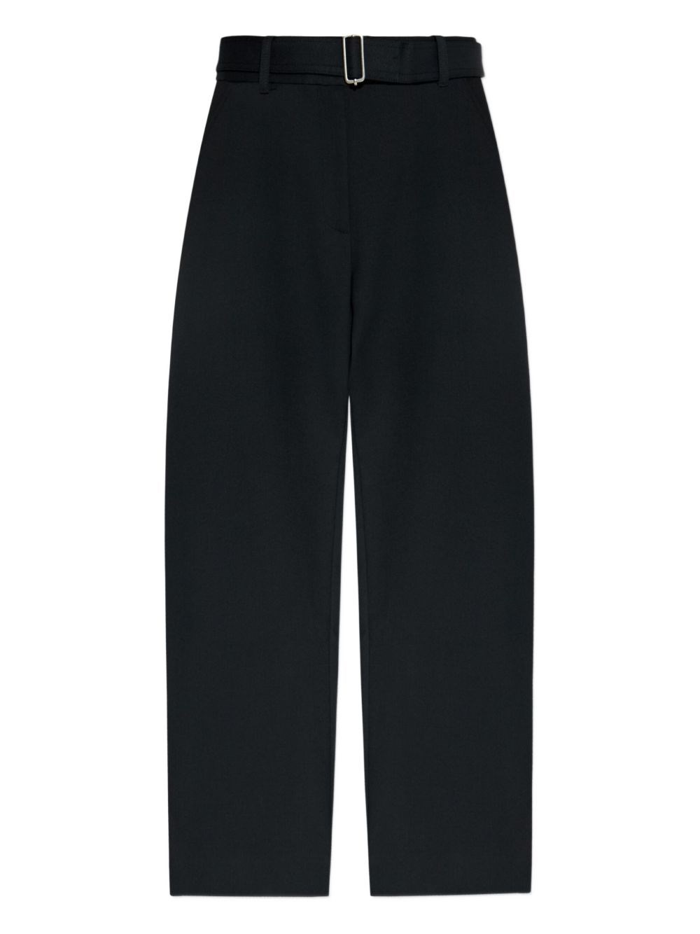 Studio Nicholson Contemporary Wide-leg Trousers Featuring Buckle In Black