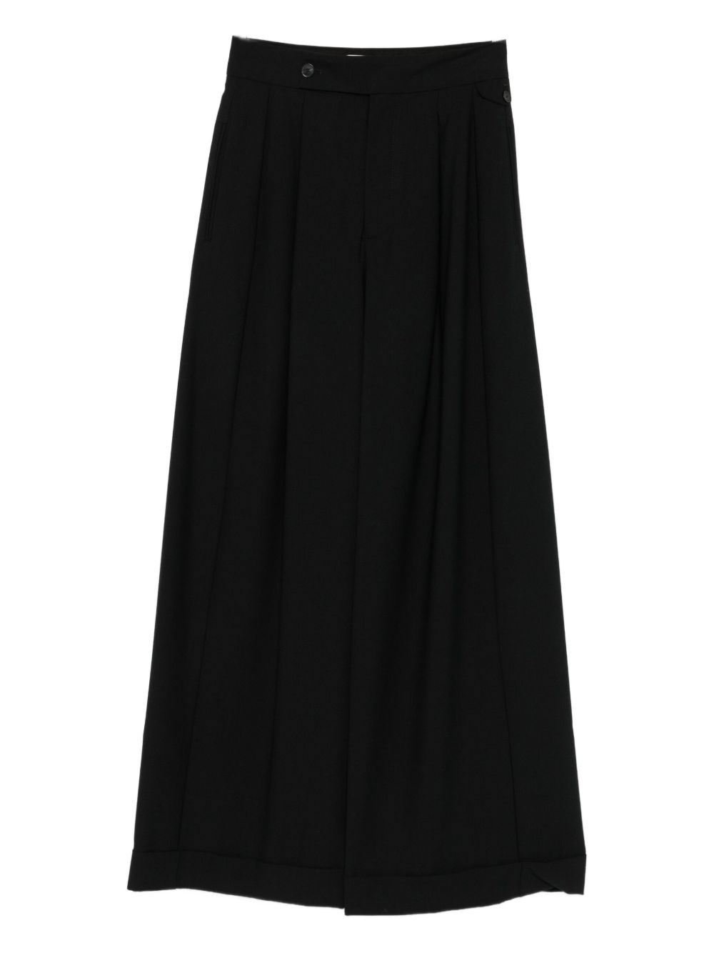 Closed Hanbury Wool Blend Trousers In Black