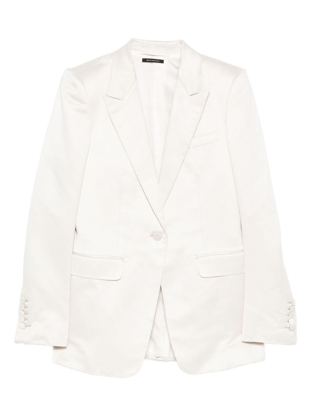 Tom Ford Single-breasted Blazer Jacket In White