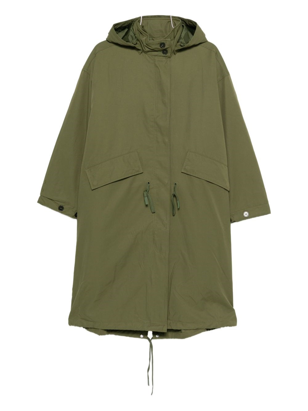 Closed Tie-dye Long Sleeve Windbreaker In Green
