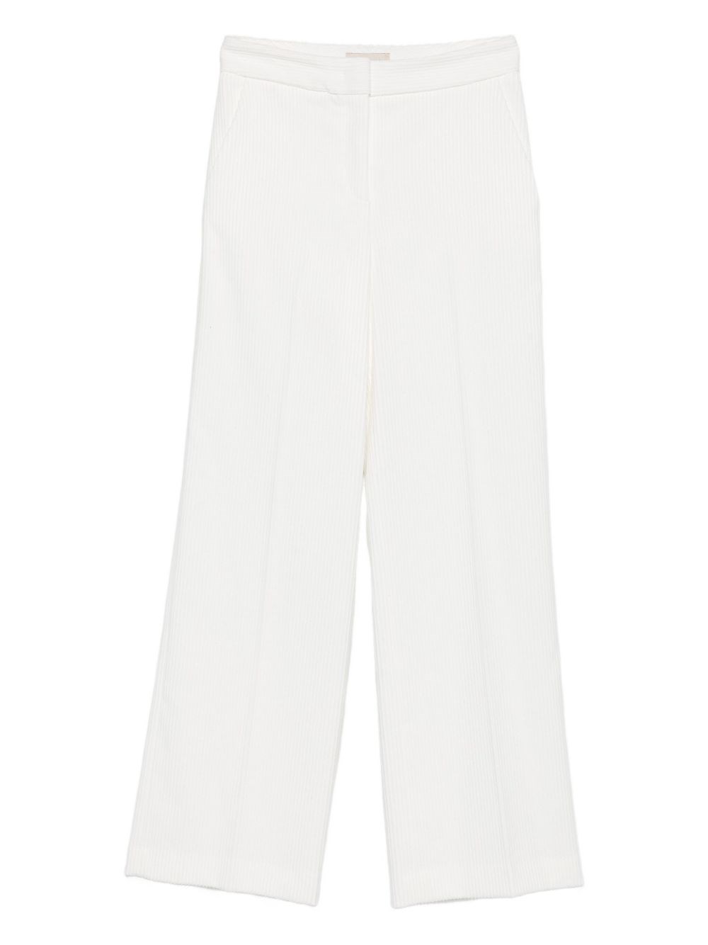 Via Masini 80 Straight-leg Trousers In White