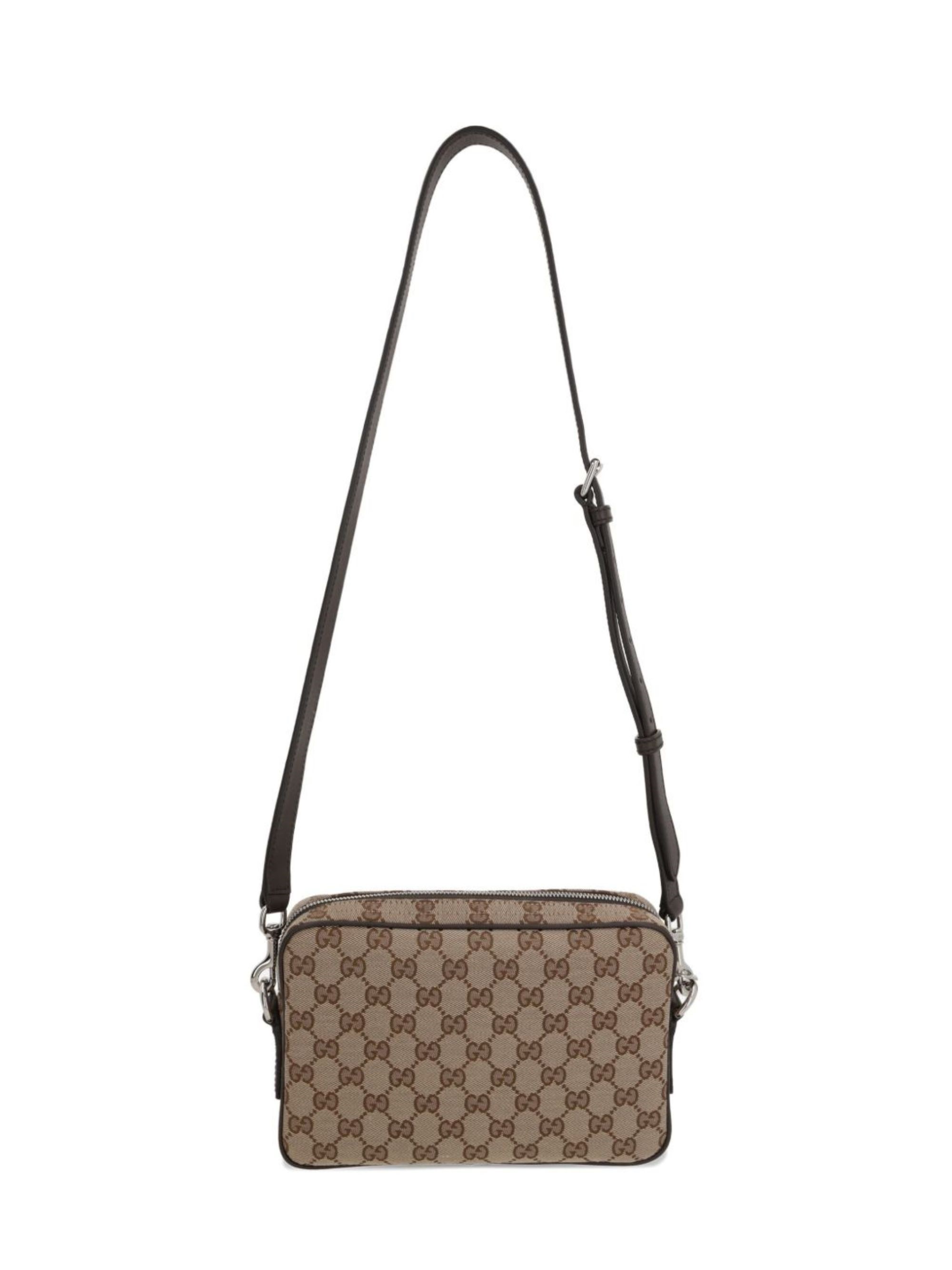 Gucci Small Gg Canvas Shoulder Bag