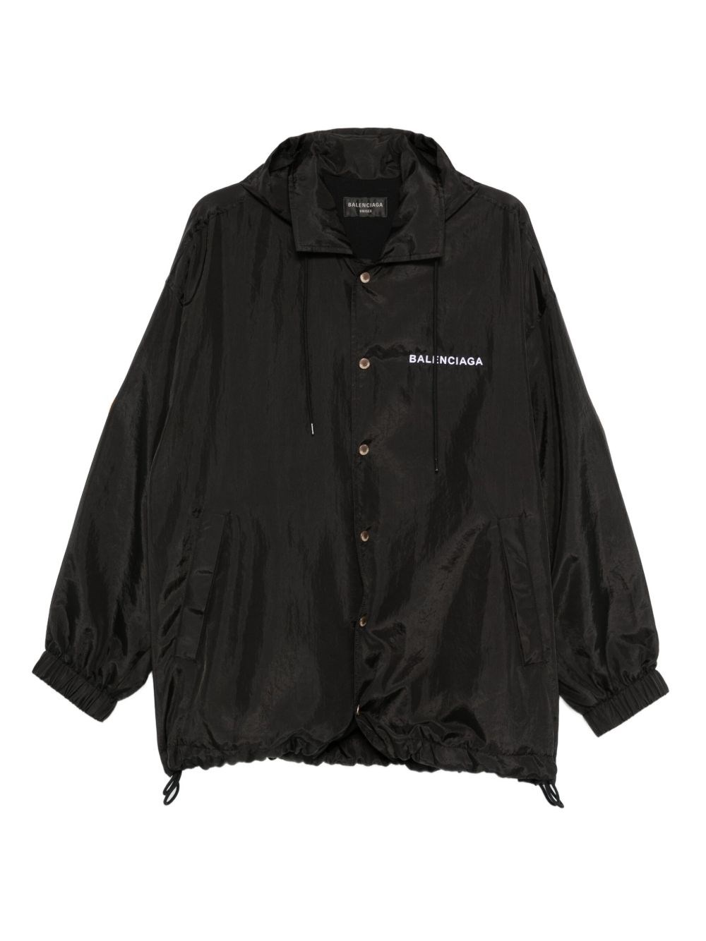 Balenciaga Windbreaker With Logo - Balenciaga - Modalova