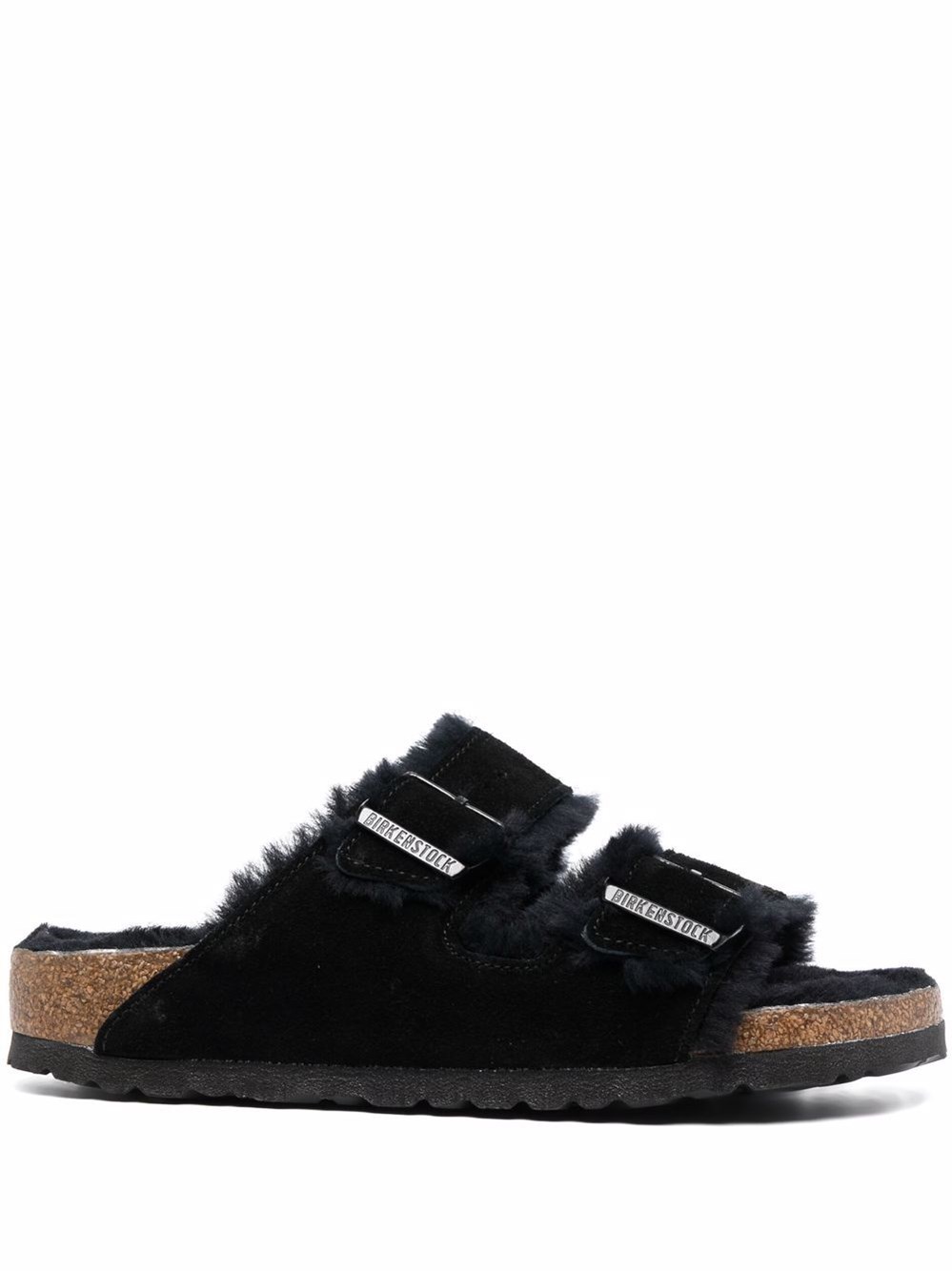 Birkenstock Arizona Shearling Suede Sandals