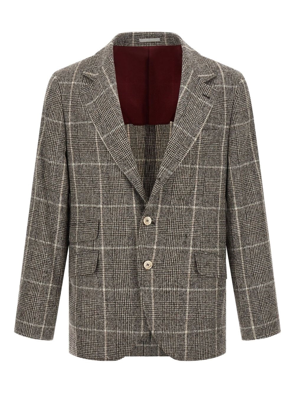 Wool Deconstructed Jacket - Brunello Cucinelli - Modalova