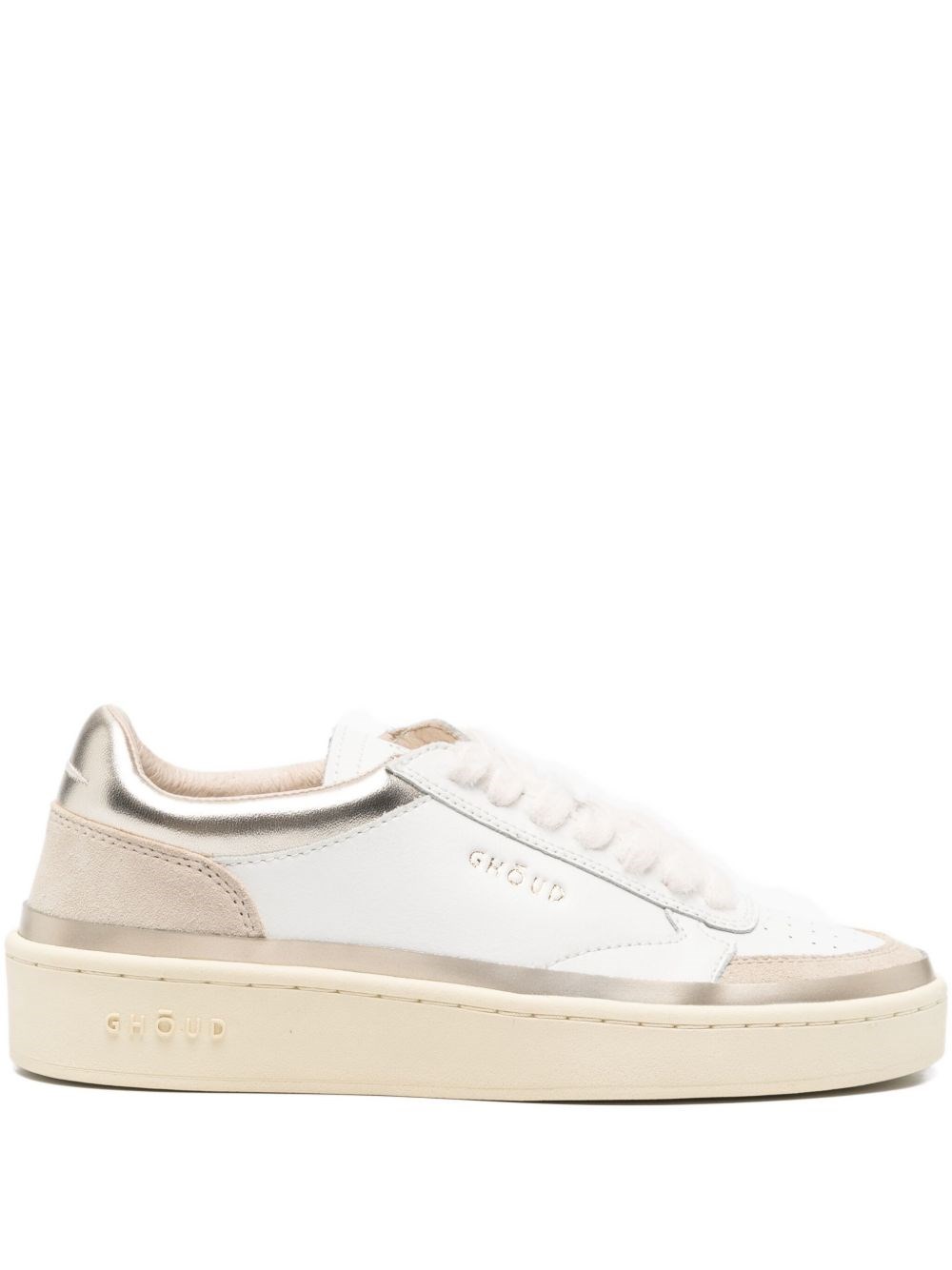 Ghoud Pads Low Leather Sneakers In Multi