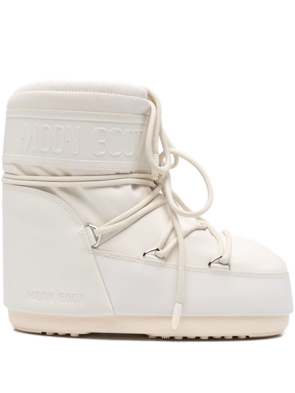 Moon Boot Icon Low Rubber Boots In White