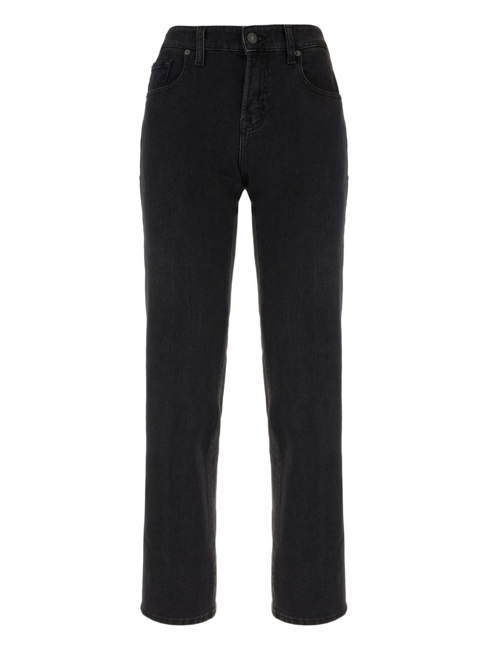 7 For All Mankind Calie Straight Denim Jeans In Blue
