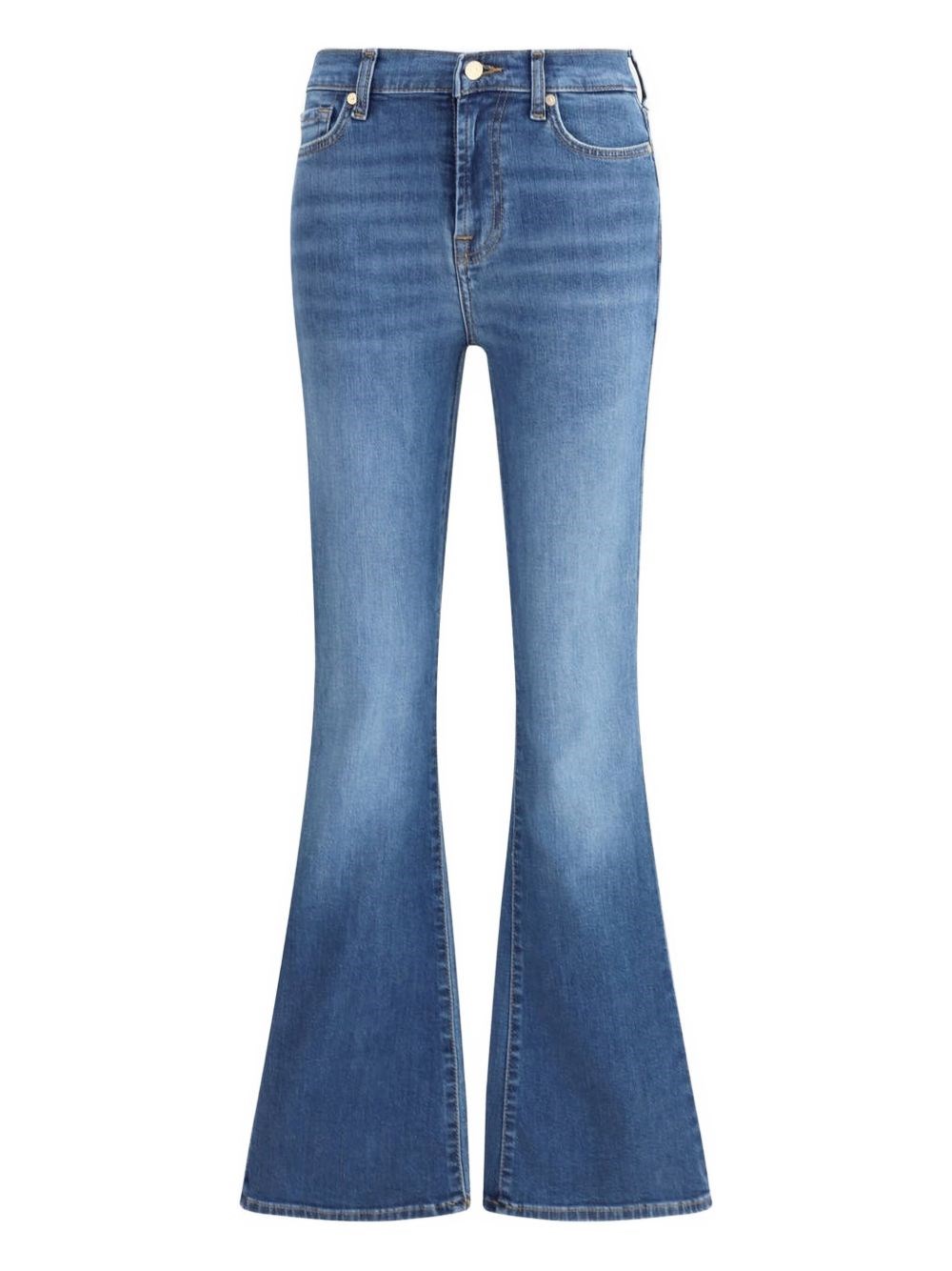 7 For All Mankind Ali Royalty Flared Denim Jeans In Blue