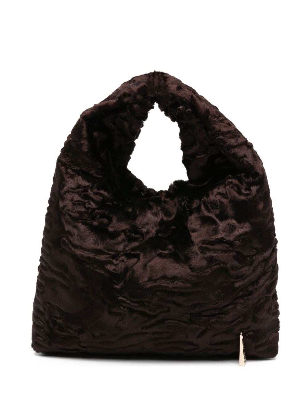 La Milanesa Lisa Small Shoulder Bag In Brown