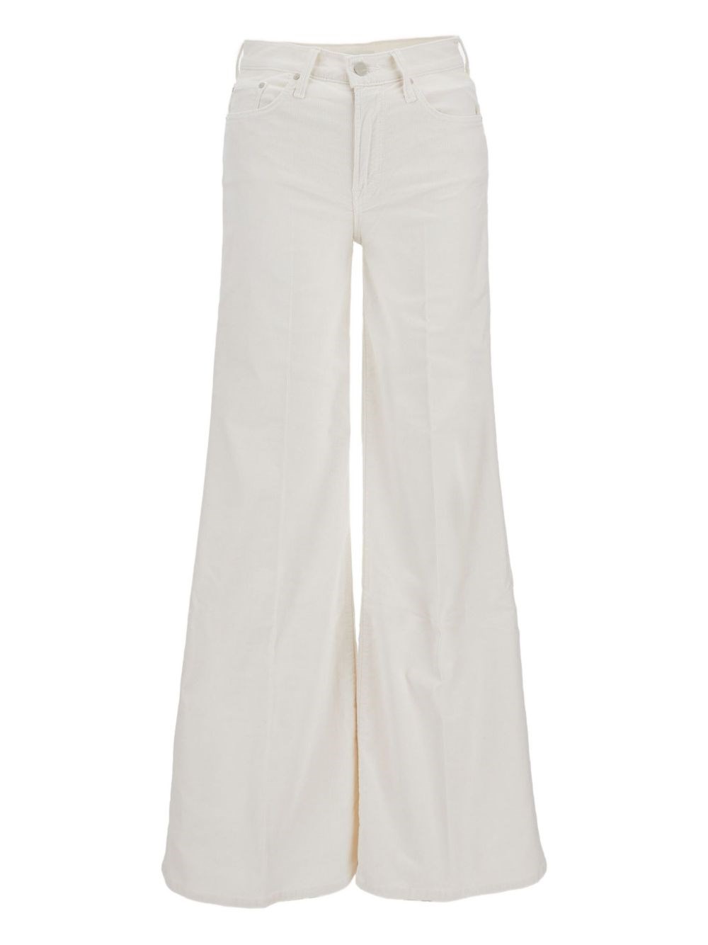 Mother The Twister Sneak Denim Jeans In White