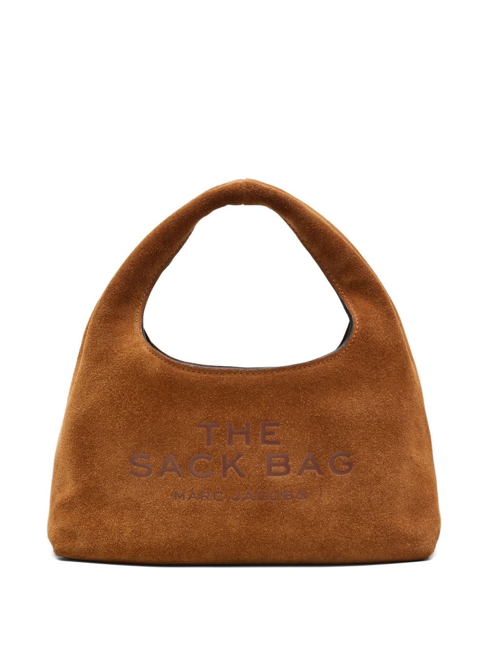 Marc Jacobs The Mini Sack Suede Leather Hobo Bag In Brown