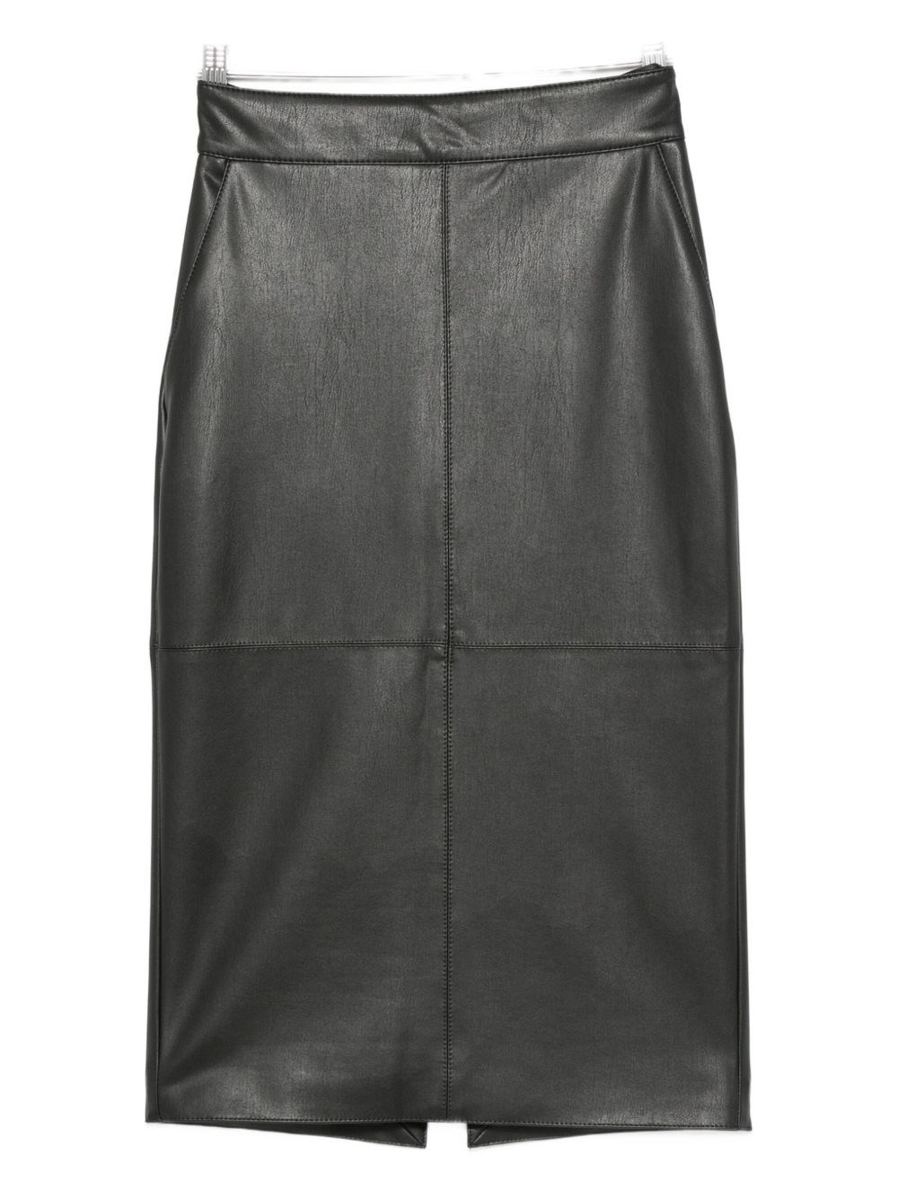 Elisabetta Franchi Midi Skirt In Black