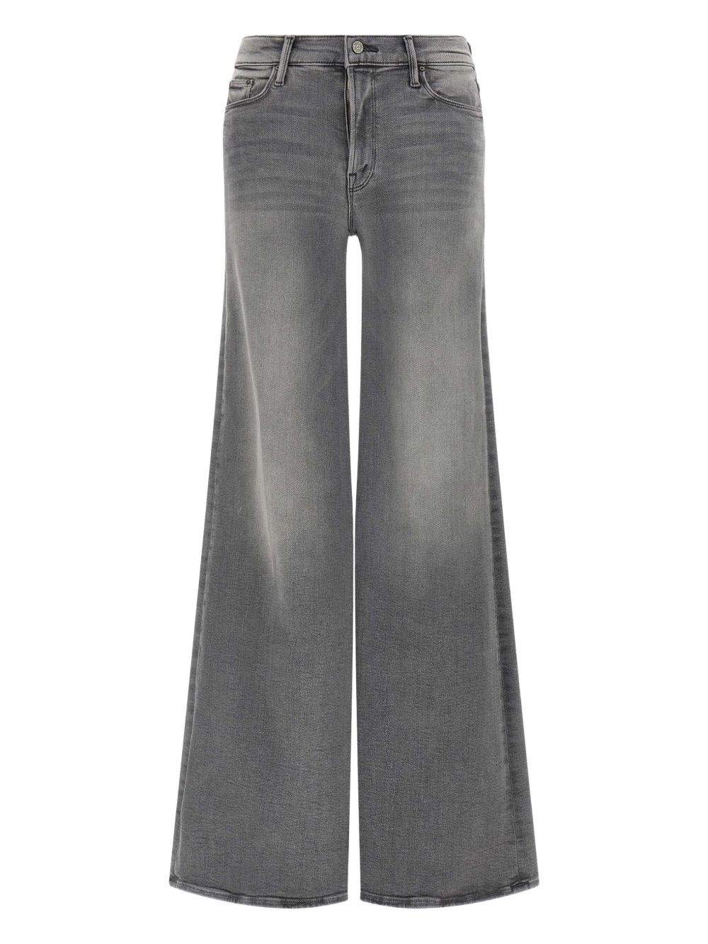Mother The Twister Heel Denim Jeans In Gray