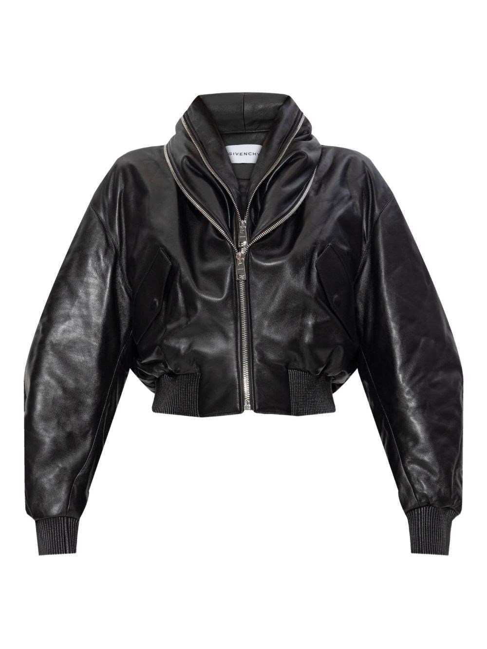 Givenchy Leather Bomber Jacket - Givenchy - Modalova