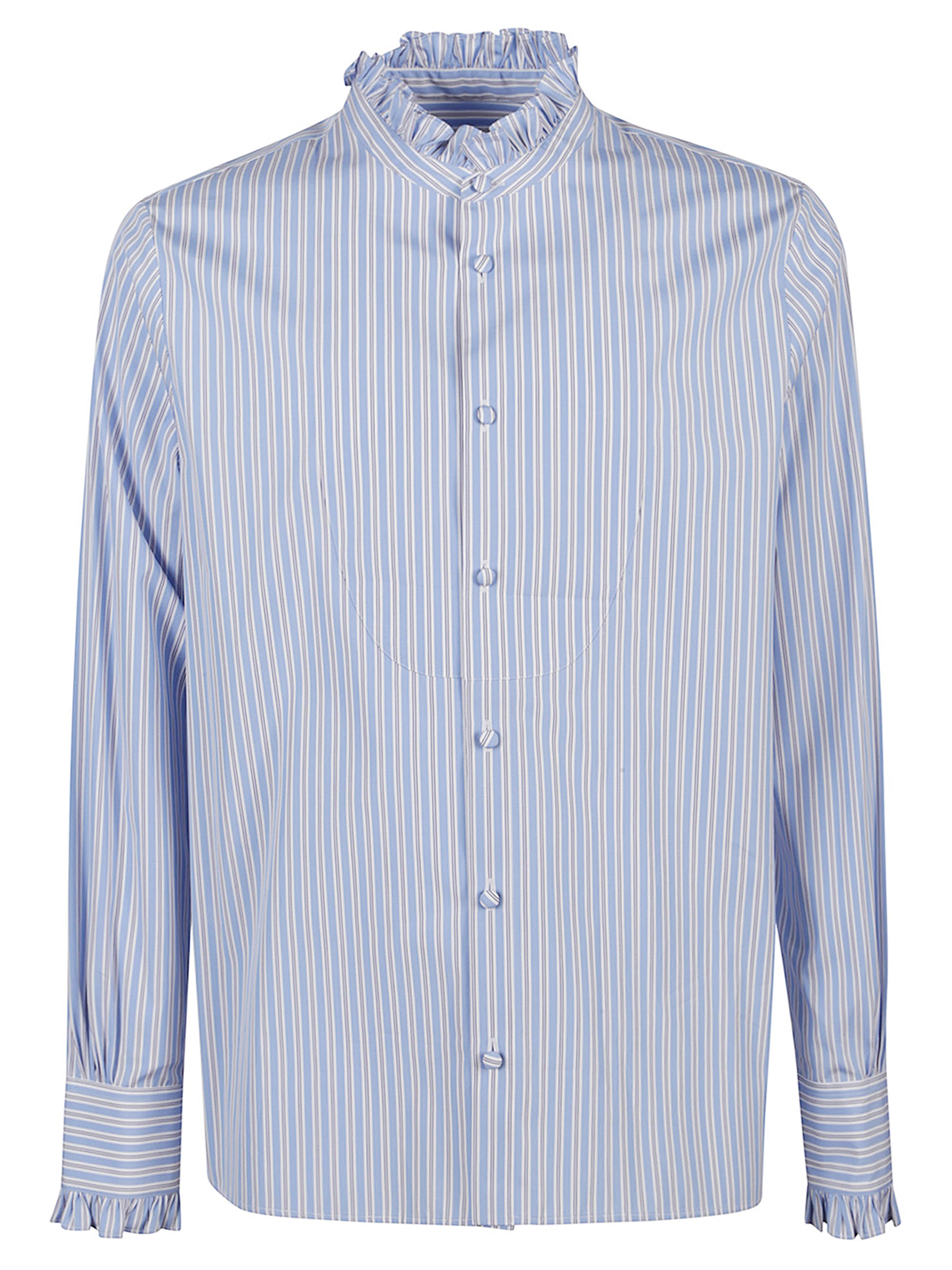 Shirt With Plastron And Ruffles - Valentino - Modalova