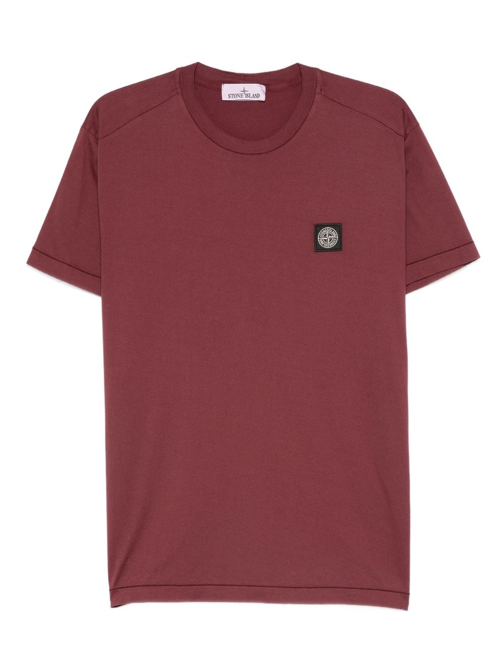 T-Shirt With Logo Application - Stone Island - Modalova