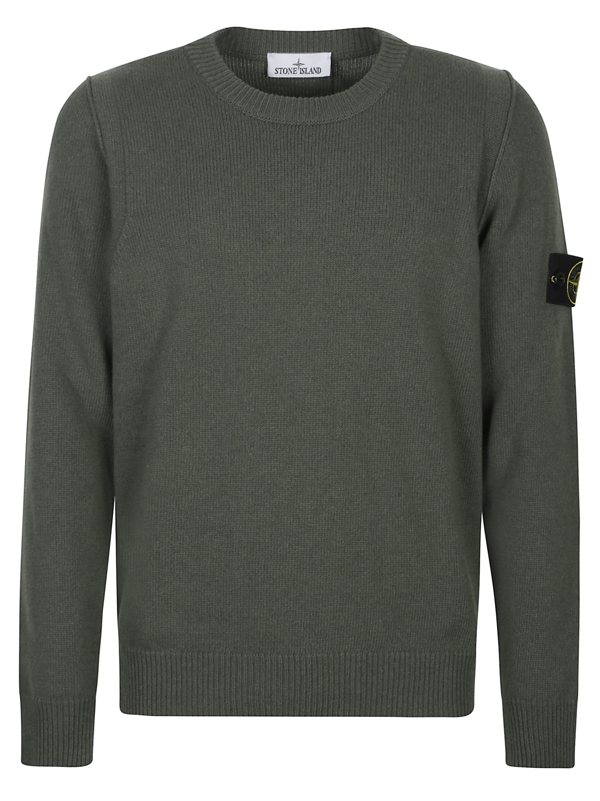 Stone Island Wool Crewneck Sweater - Stone Island - Modalova