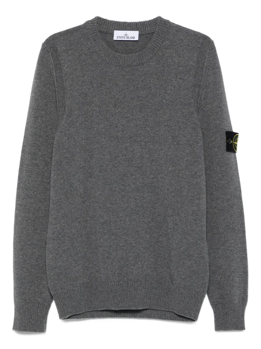 Stone Island Wool Crewneck Sweater - Stone Island - Modalova