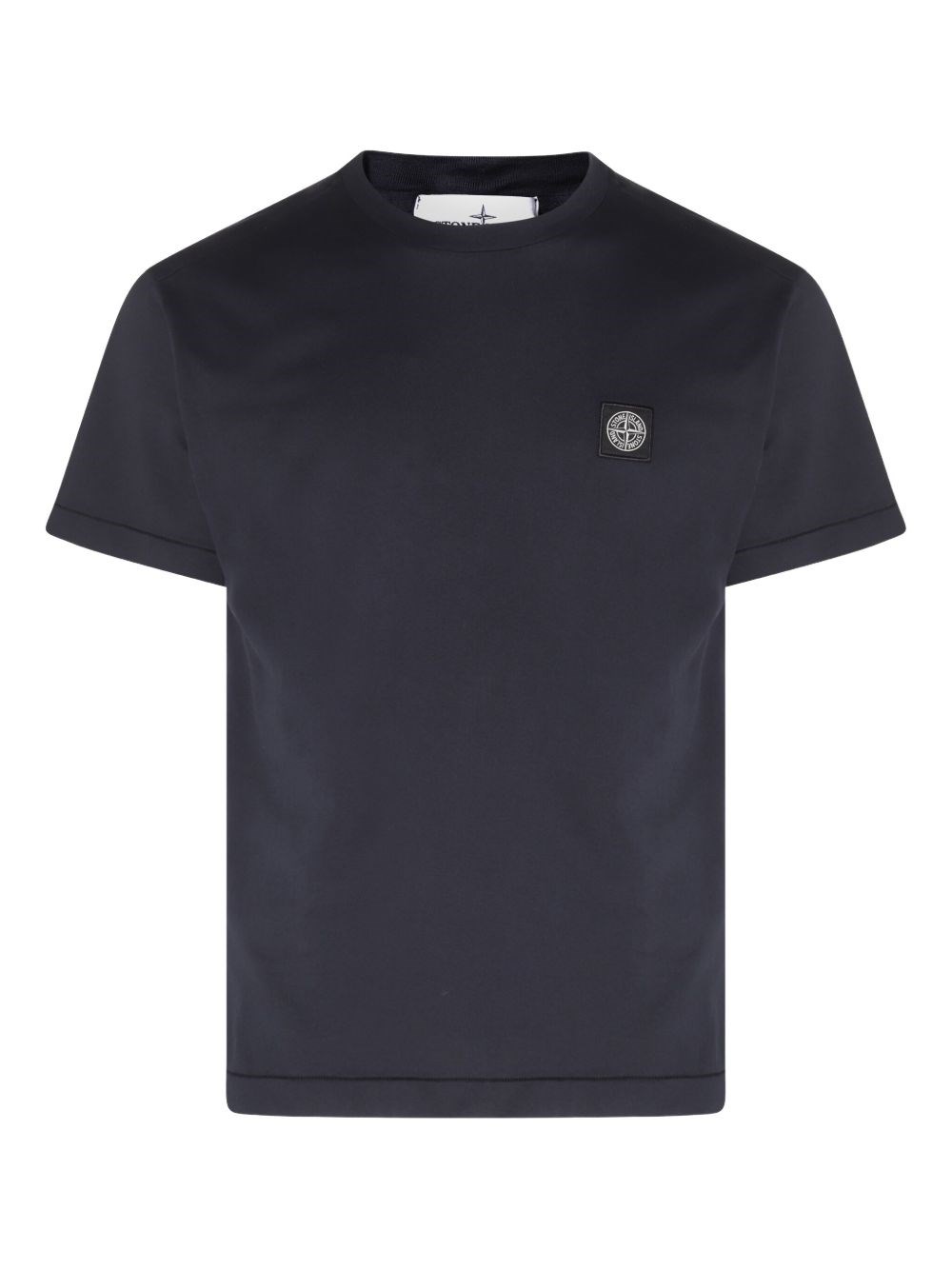 T-Shirt With Logo Application - Stone Island - Modalova