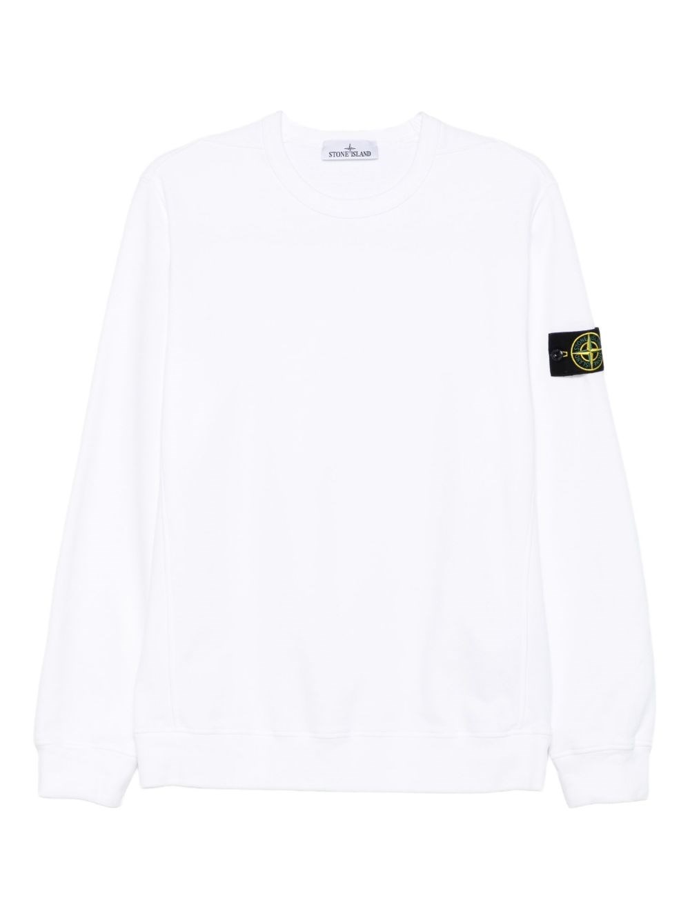 Stone Island Compass-badge Sweater In White