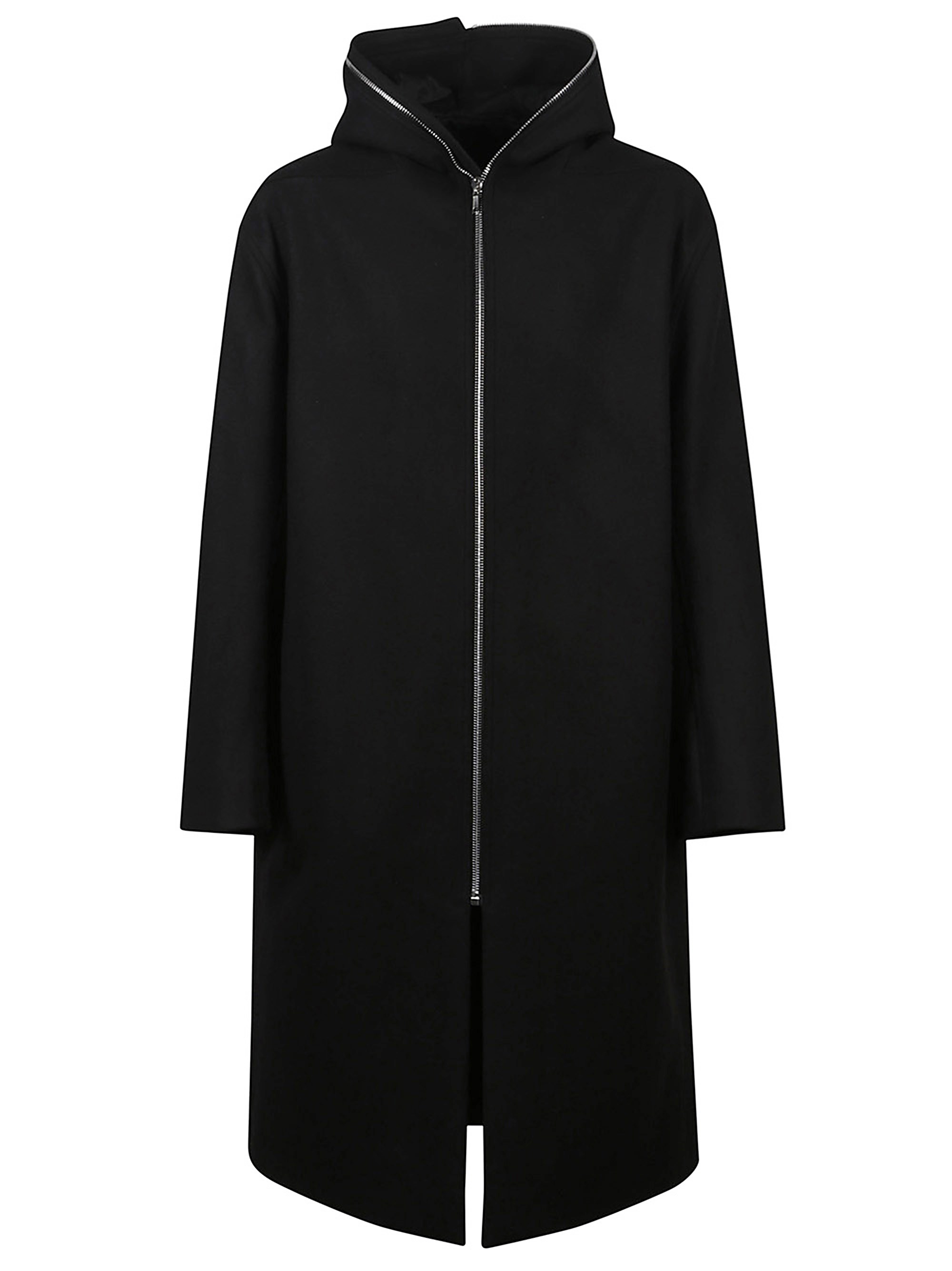 Rick Owens Gimp Mac Coat In Black