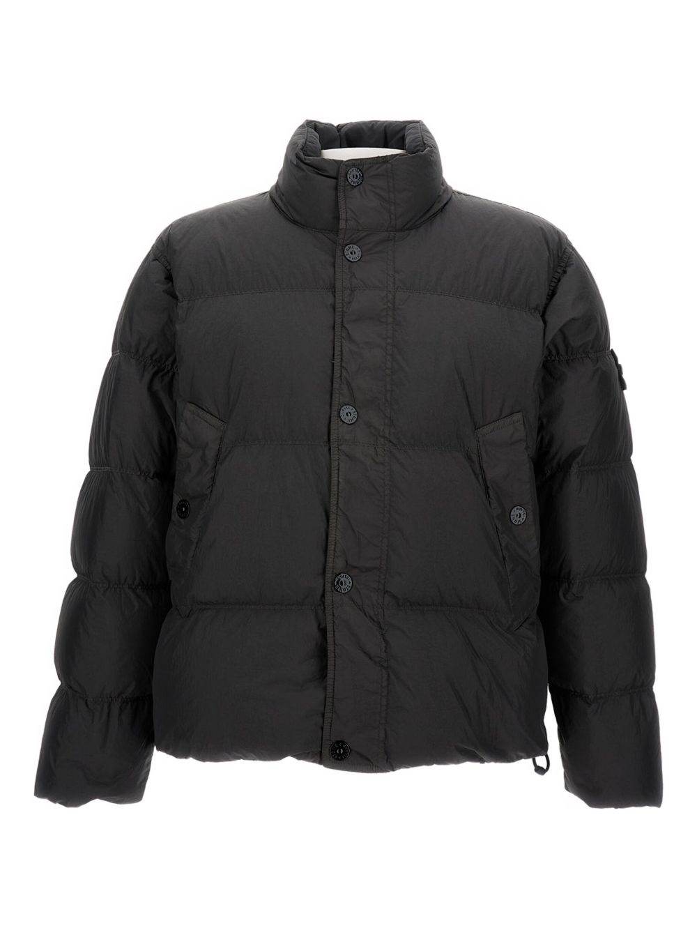 Down Jacket With Applique - Stone Island - Modalova