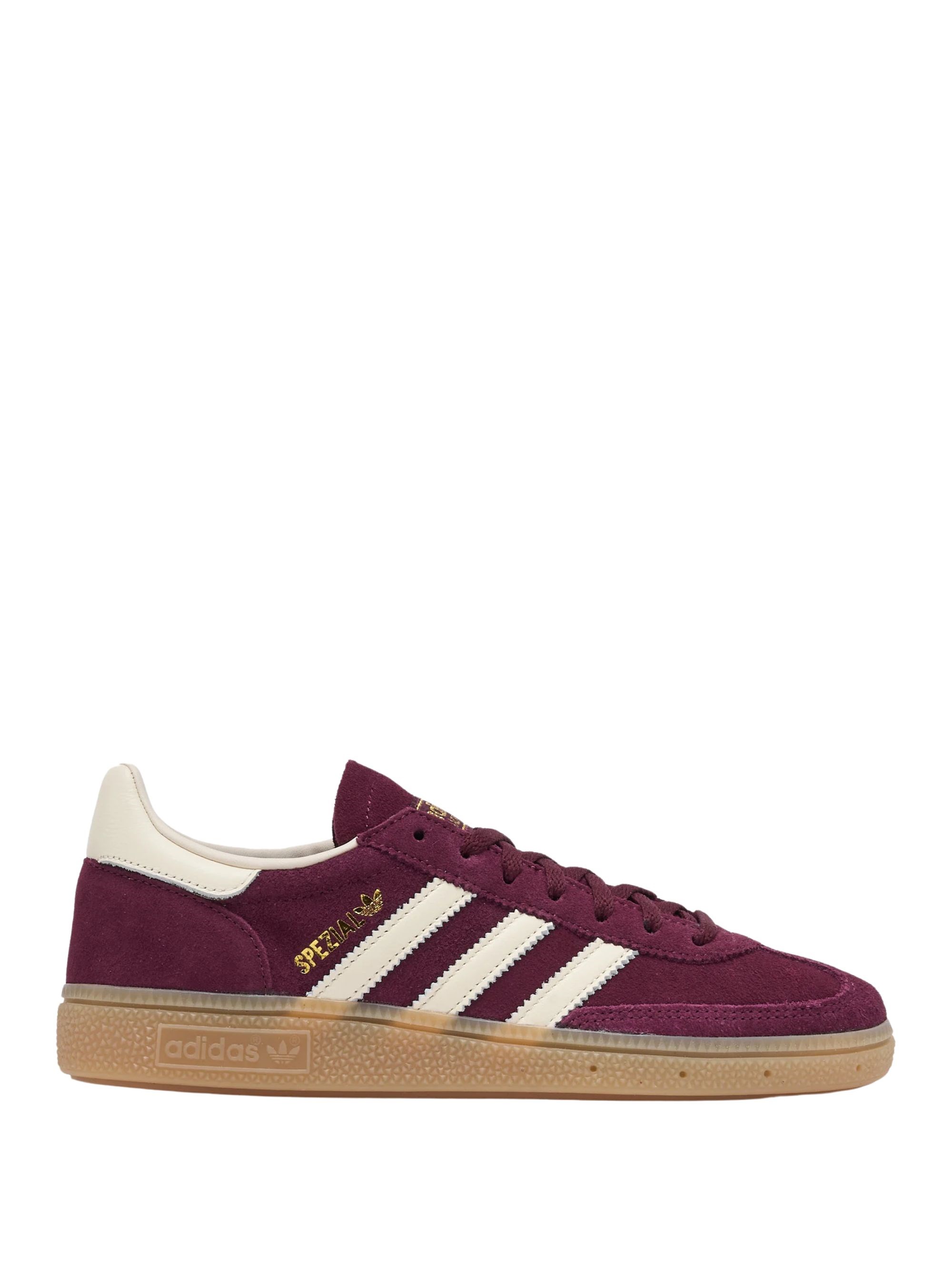Adidas Originals Maroon Handball Spezial Womans Sneakers In Burgundy