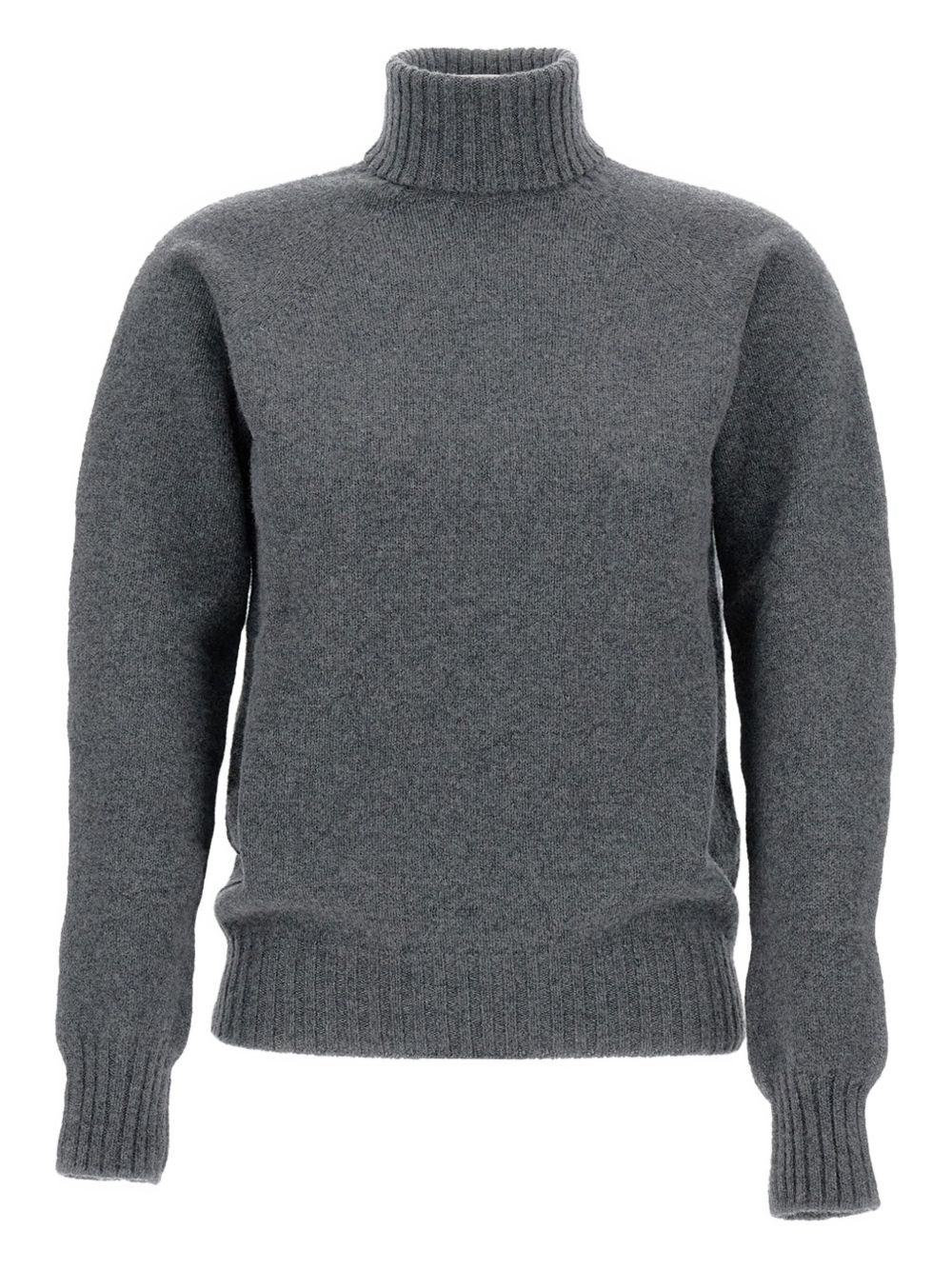 Drumohr High Neck Sweater In Gray