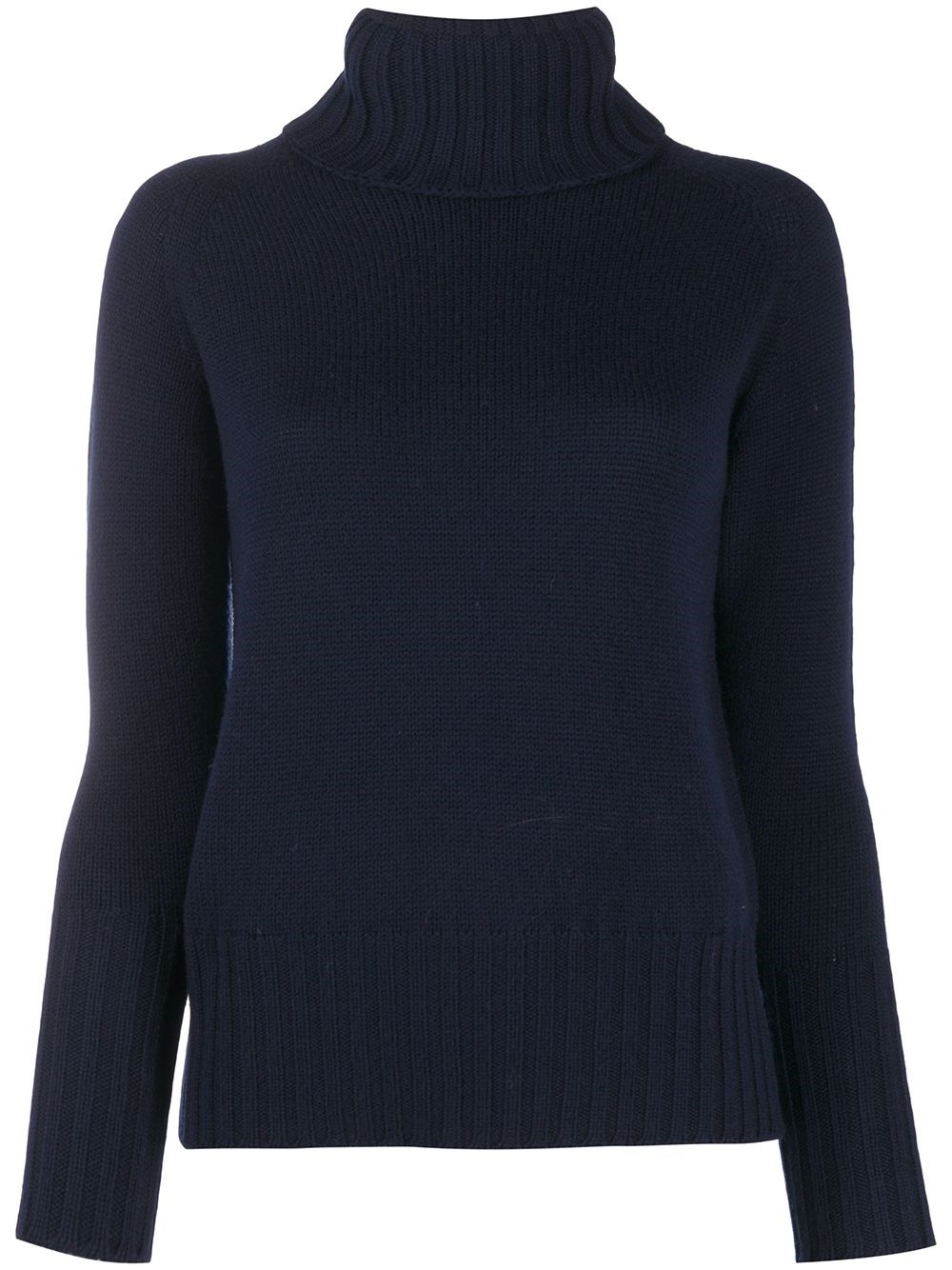 Drumohr High Neck Sweater In Blue