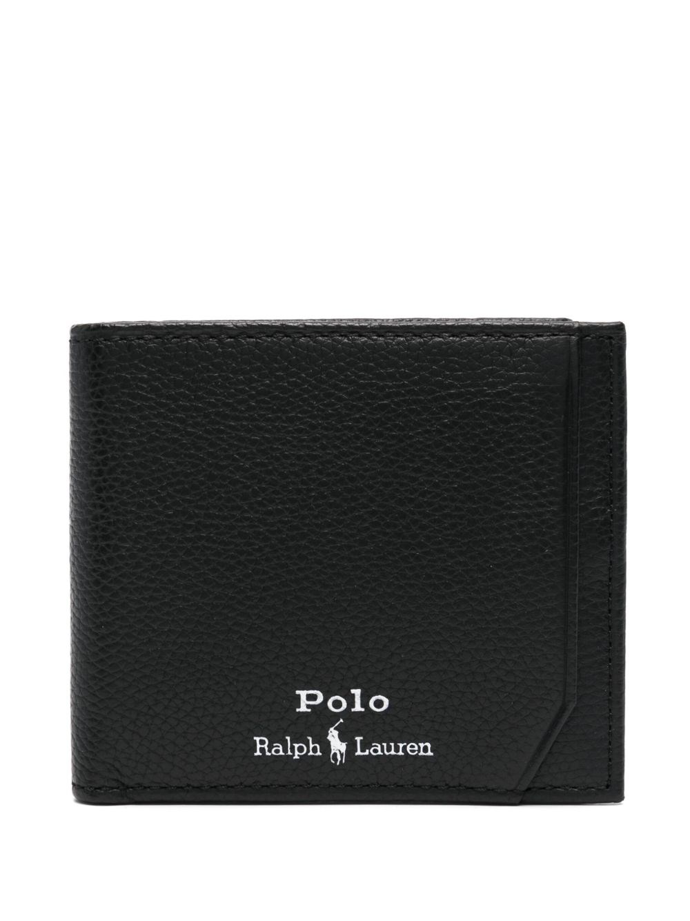 Polo Ralph Lauren Polo Poney-stamp Wallet In Black