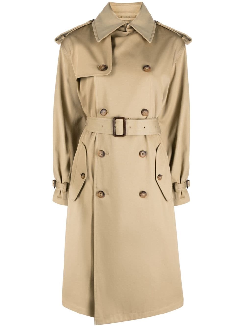 Polo Ralph Lauren Ralph Lauren Double-breasted Twill Trench Coat In Neutral