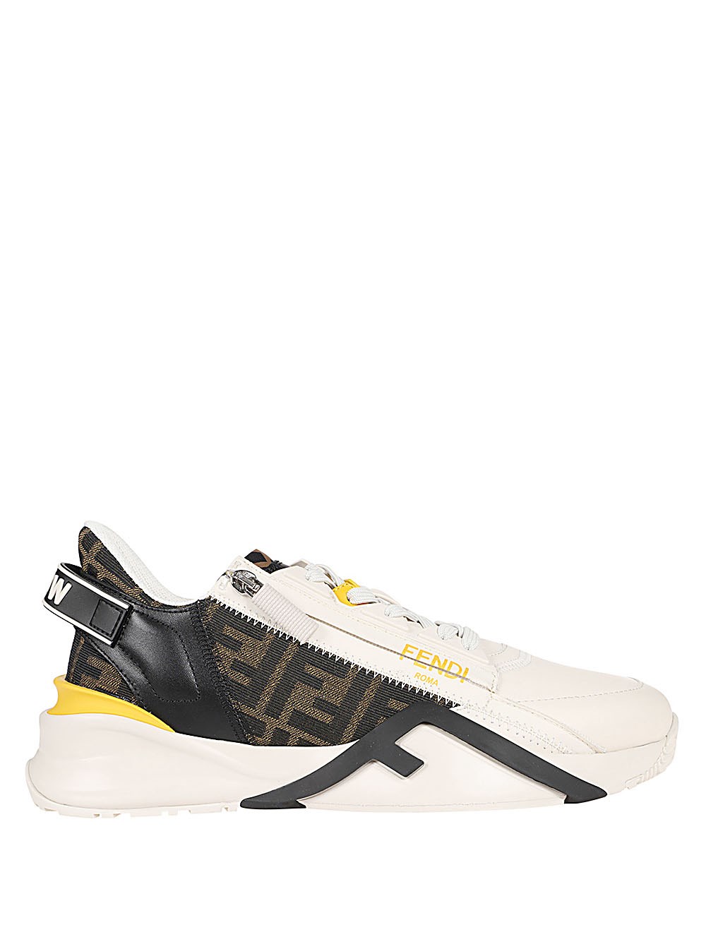 Fendi Flow Sneaker With Distinctive Monogram Accents In Multi