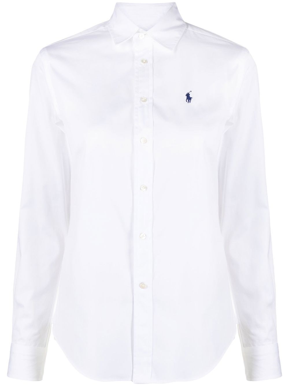 Polo Ralph Lauren Relaxed Fit Linen Shirt In White