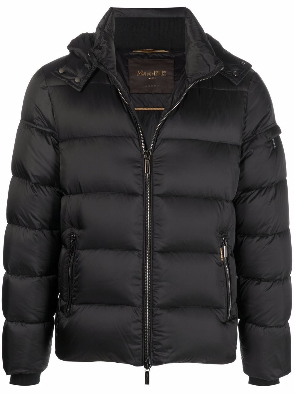 Moorer Down Jacket With Hat Brett - Moorer - Modalova