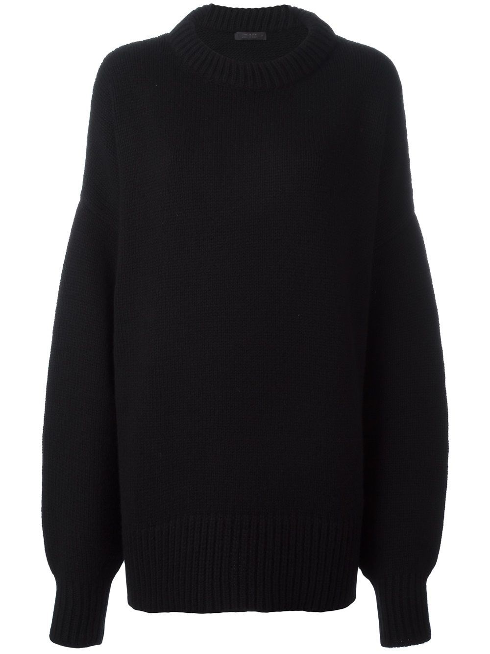 The Row Ophelia Wool Sweater In Black