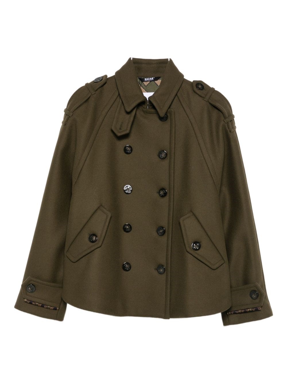 Bazar Deluxe Bazar De Luxe Double-breasted Jacket In Green