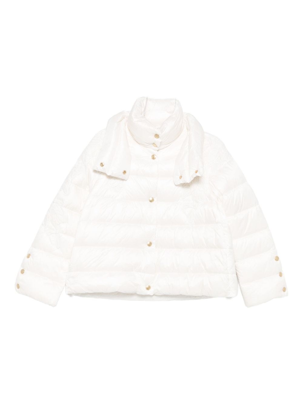 Ermanno Short Down Jacket In White