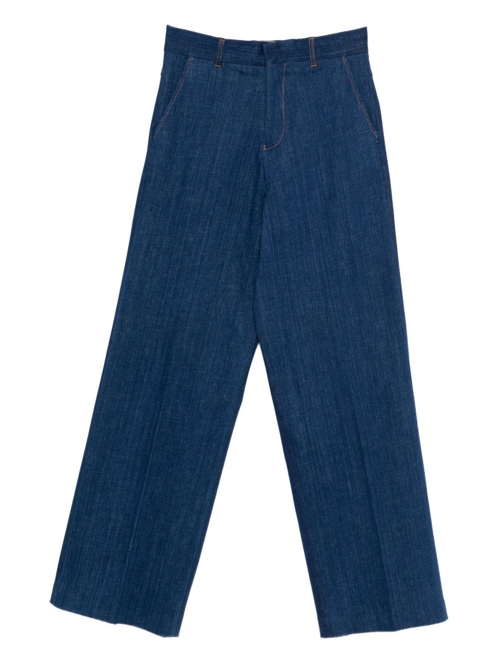 Dsquared2 Contrast-stitching Jeans In Blue