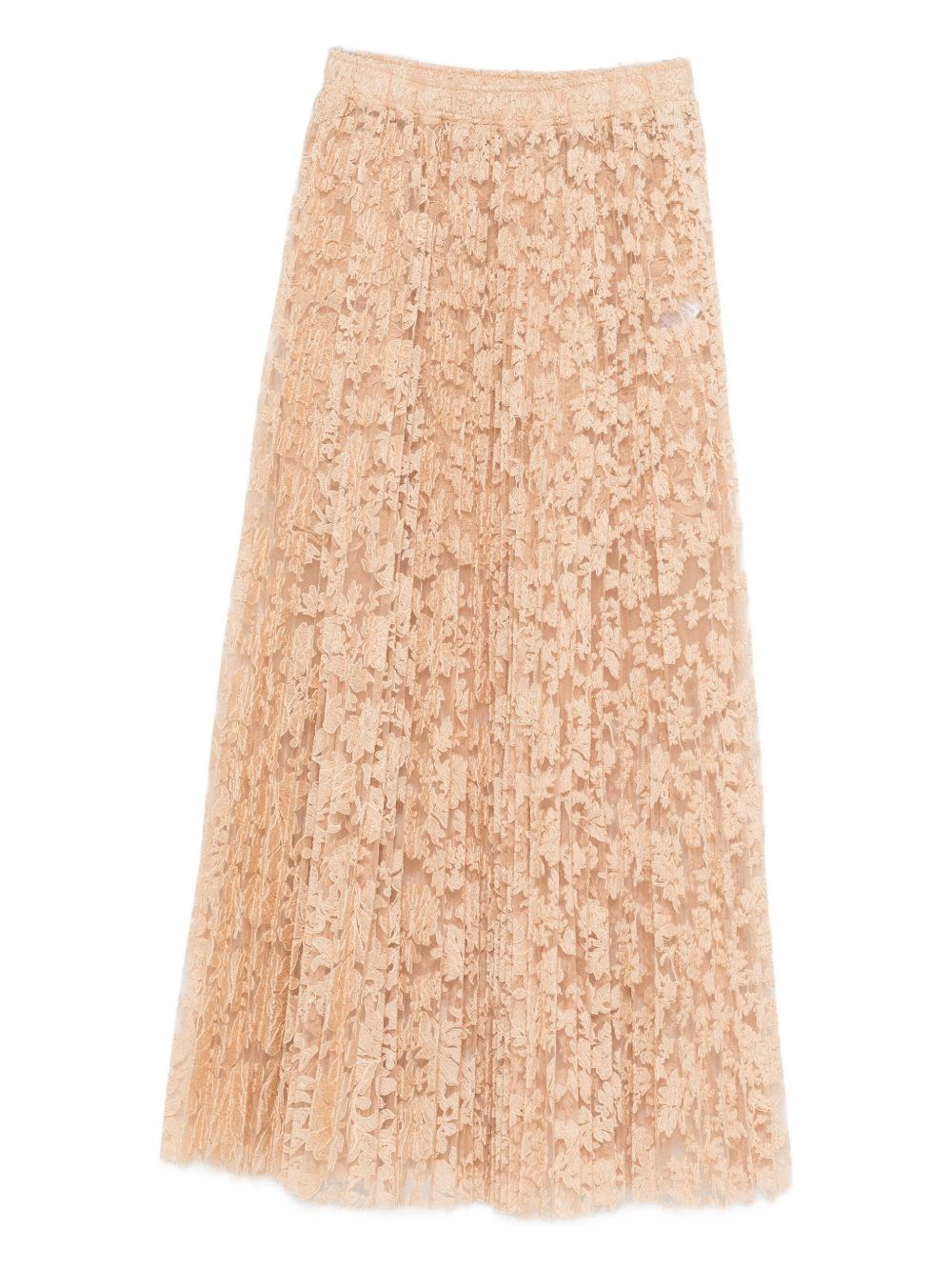 Ermanno Scervino Beige Elegance In Skirt In Neutral
